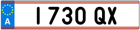 Truck License Plate